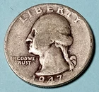 1947-D Washington Silver Quarter 79-Year-Old U.S. Coin