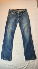 Levi’s 514 Straight Mid Blue Denim Men's Jean's 34x32