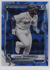 2021 Bowman Chrome Sapphire Edition Taylor Trammell #61 0y59