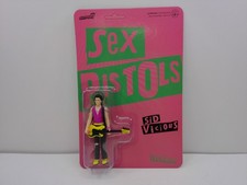 SUPER7 MUSIC SEX PISTOLS SID VICIOUS ACTION FIGURE REACTION NEW MOC