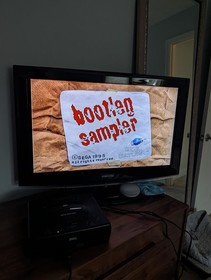 Sega Saturn MK-80000A Console Bundle 1 Controller Cables 1 Sampler Tested Works