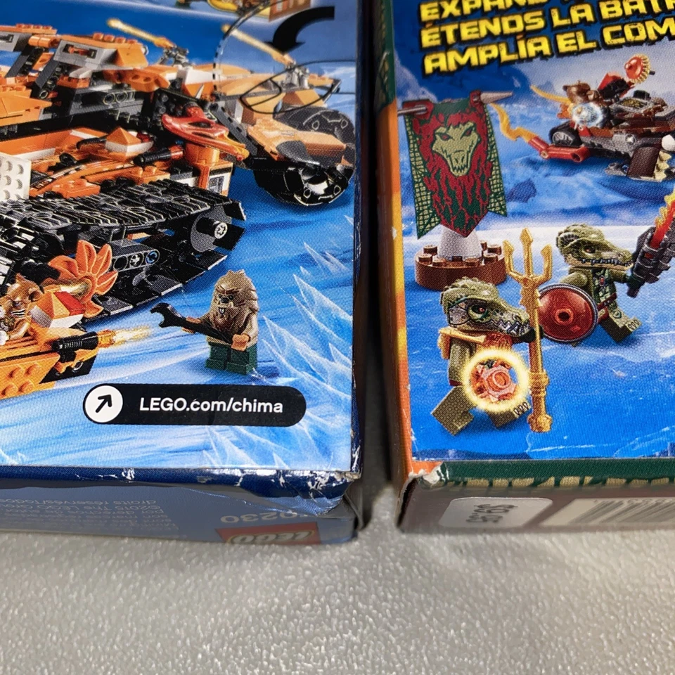 LEGO LEGENDS OF CHIMA 70230 Ice Bear Tribe Crocodile Tribe Pack 70231 New Sealed - Image 4 of 4