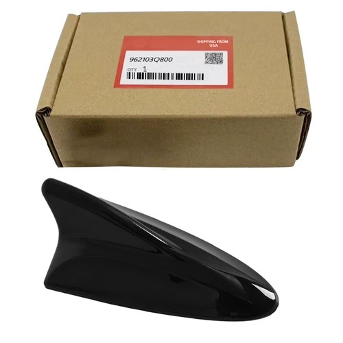Black Fin AM/FM Fin Antenna Cover Replacement For Elantra 2011-16 Sonata 2009-14