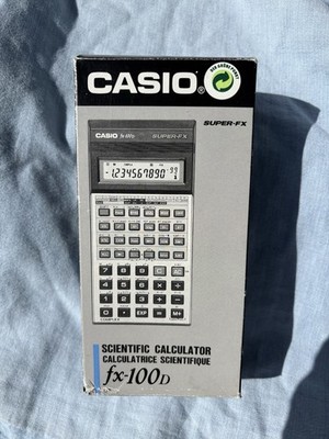 Casio Fx-100c Vintage Taschenrechner | Gebraucht Aber Top Zustand