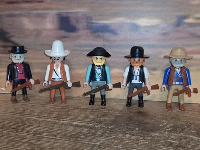 Sammelauflösung: 5 "Kutscher" Cowboy Custom Figuren 01 - Bild 1 von 4