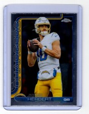 2025 TOPPS CHROME JUSTIN HERBERT LOS ANGELES CHARGERS #158