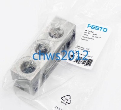 1 PCS NEW IN BOX FESTO Air Distribution Block FR-4-1/2-B 6704