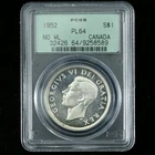 1952 $1 PCGS PL64 NWL Canada Silver Dollar Proof Like Old Green Holder OGH