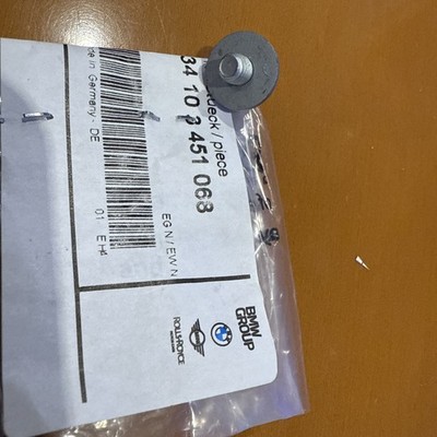 BMW Hex Bolt Screw M6 x 1.00 x 8 mm Grade 8.8 3451068 34103451068