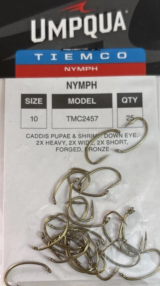 Ganchos para atar moscas Umpqua Tiempo anzuelos para pesca con mosca talla 10 12 14 16 TMC2457 TMC3761 Foto 4 de 4