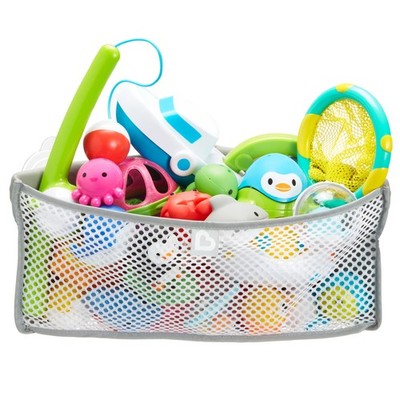 Munchkin  High 'n Dry  Corner Bath Toy 10.8x5x2.25 Inch (Pack of 1), Grey 