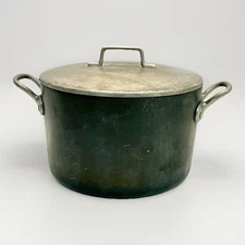 Vintage MAGNALITE GHC 7 Quart Stock Pot/Dutch Oven w/Lid Made in USA 6.3L MINT!