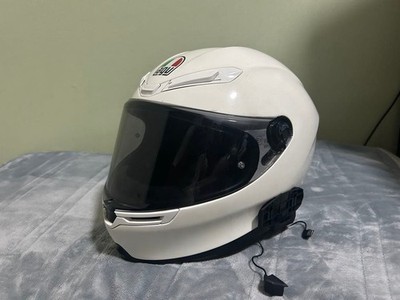 AGV K6 Asian Fit Full Face Helmet White Carbon 1350g Size XL | eBay