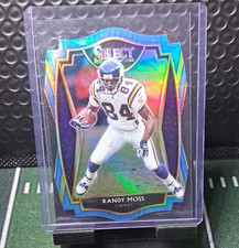 Panini Select Premier Level Randy Moss #112 Light Blue Prizm /99 Vikings