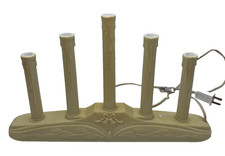 Vintage Electric Window 5 Candle Christmas Lights