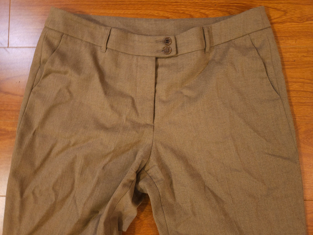 Men's Etro Wool Dress Pants Beige 36x30 View 3