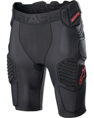 Alpinestars Bionic Pro Mens Protective Shorts Black/Red SM