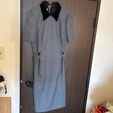 PRADA Dress Excellent Condition Size 42 Elegant Checkered Design
