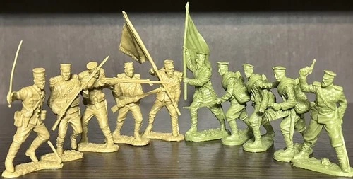 FIRST LEGION Russian-Japanese War 1905 Toy soldiers 1:32 New 10 Figures