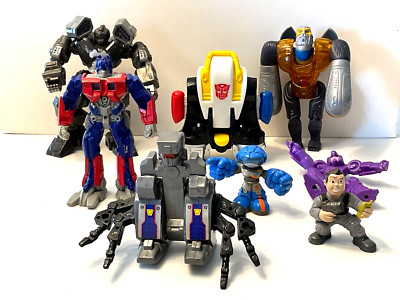 Transformers Lot of 7 Figures plus Cybotronix MARS Figure