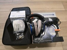 REAR Beyerdynamic DT990 32ohm Headphone Brand New Replacement Pad  Leather Bag