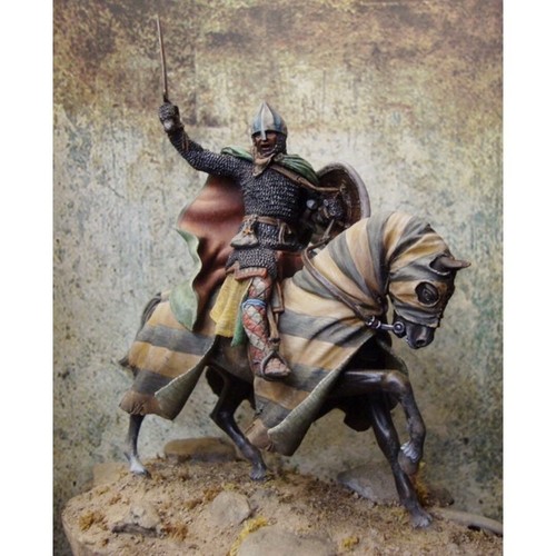 1/32 Resin Figures 54mm Ancient Knights rode horses （W/horse & base