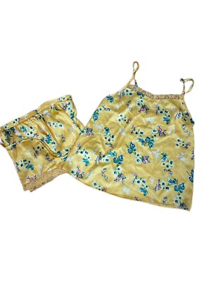 Tabitha Webb SZ Sm Short Sexy Pajamas Camisole Top Short Bottoms Unique Color