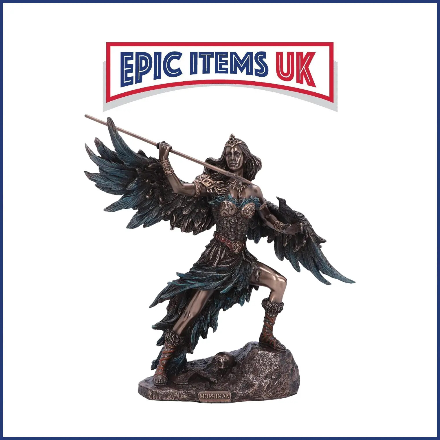 Nemesis Now Morrigan - Celtic Phantom Queen Bronze Figurine 22cm - IN STOCK