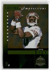 1998 Pinnacle Mint #10 Jerry Rice Lasting Impressions ☘️FIND!👀715