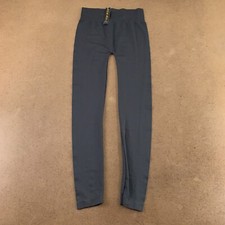 New Mix Women's Regular One Size Charcoal High Rise Full Length Leggings NWT