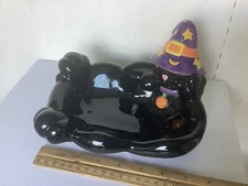 Halloween Candy Dish Black Cat Harry & David