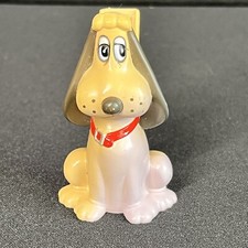 Vintage Rare 1986 Tonka Pound Puppies Clip Dog Toy 3" PVC Figure Zipper Pull MIN