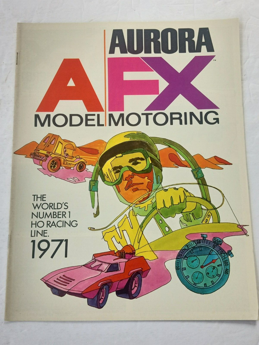 AURORA AFX MODEL MOTORING 1971 Catalog Slot Cars, BUSHWACKER