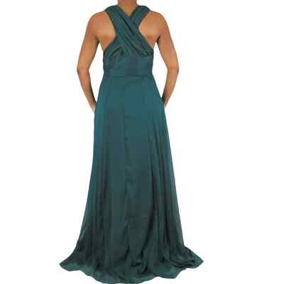 green bridesmaid dresses asos ASOS Design - Bridesmaids Off the Shoulder Satin Maxi Dress - Women - Polyester - 14 US
