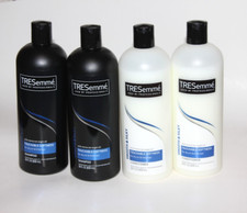 LOT 4 TRESEMME SMOOTH  SILKY SHAMPOO CONDITIONER TOUCHABLE SOFTNESS 28 FL OZ