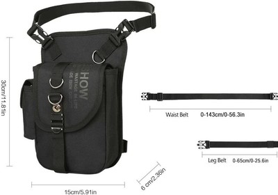 Pryzmax Motorrad Beintasche - Wasserdichte Oberschenkeltasche Für Outdoor