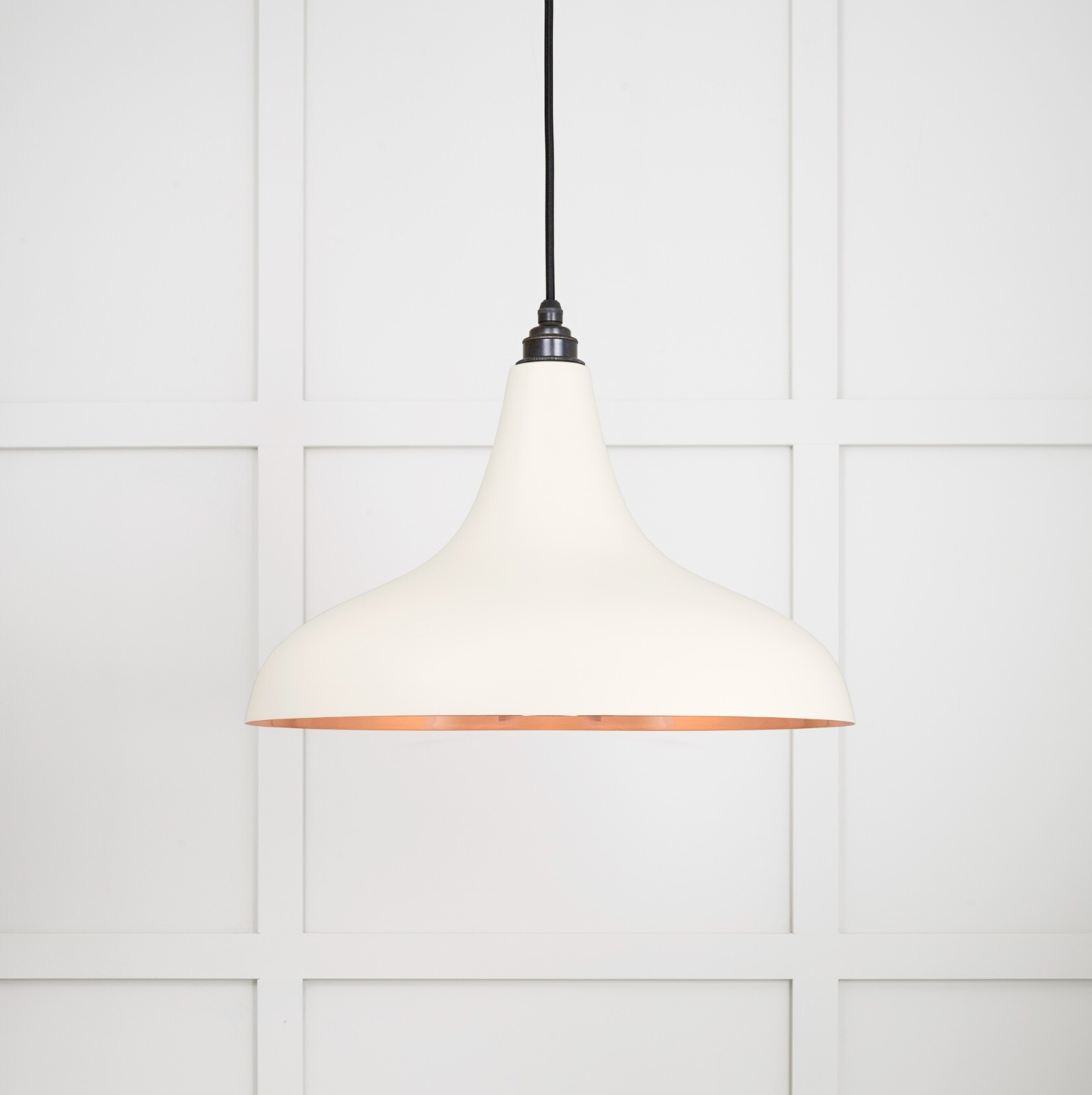 From The Anvil 49720STE Smooth Copper Frankley Pendant in Teasel