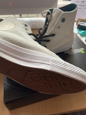 Converse Chuck Taylor II Hi Unisex trainers in light bone - UK 3.5