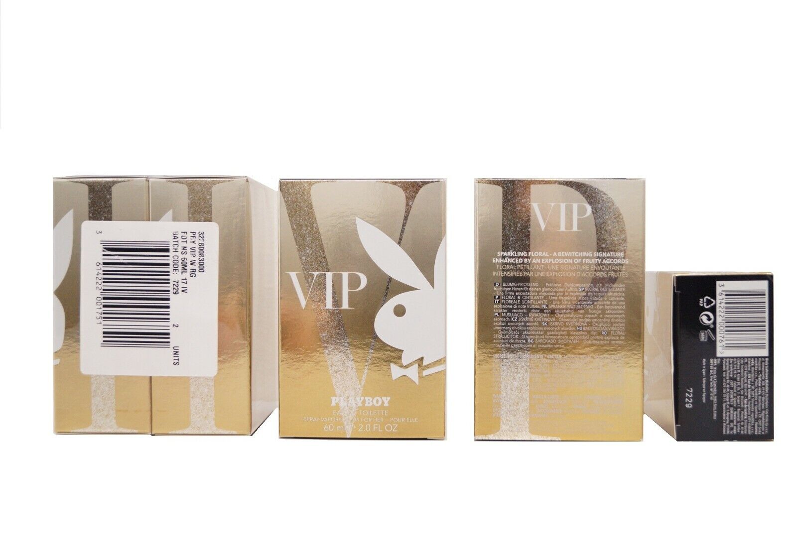 2x Playboy - VIP For Her - Eau de Toilette für Damen - Parfum - 2x 60ml
