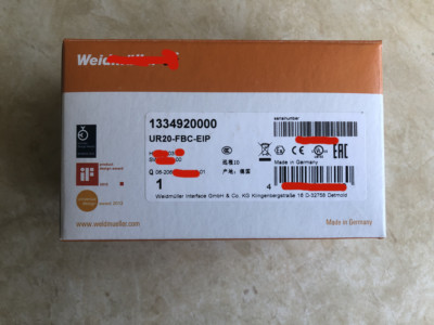 UR20-FBC-EIP 1334920000 Weidmüller Remote I/O module Brand New by -DHL/FEDEX