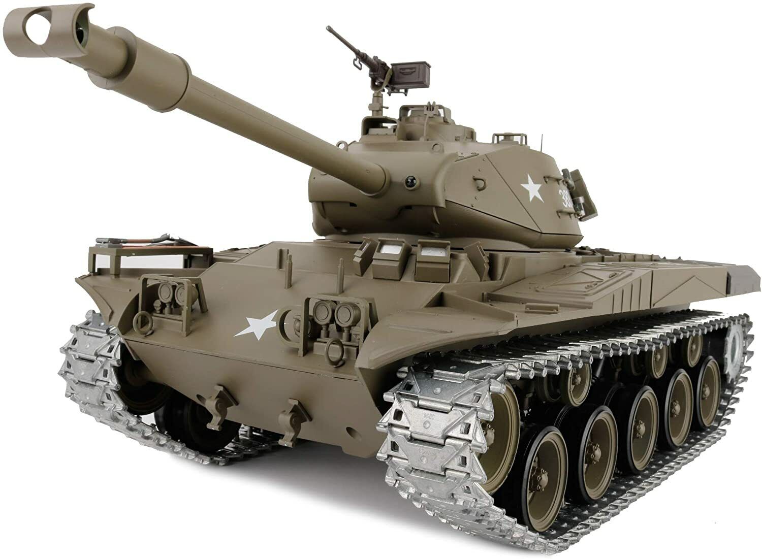 Modified TK7.0 HengLong 1/16 US M41A3 Walker Bulldog Metal RC RTR Tank Model 360