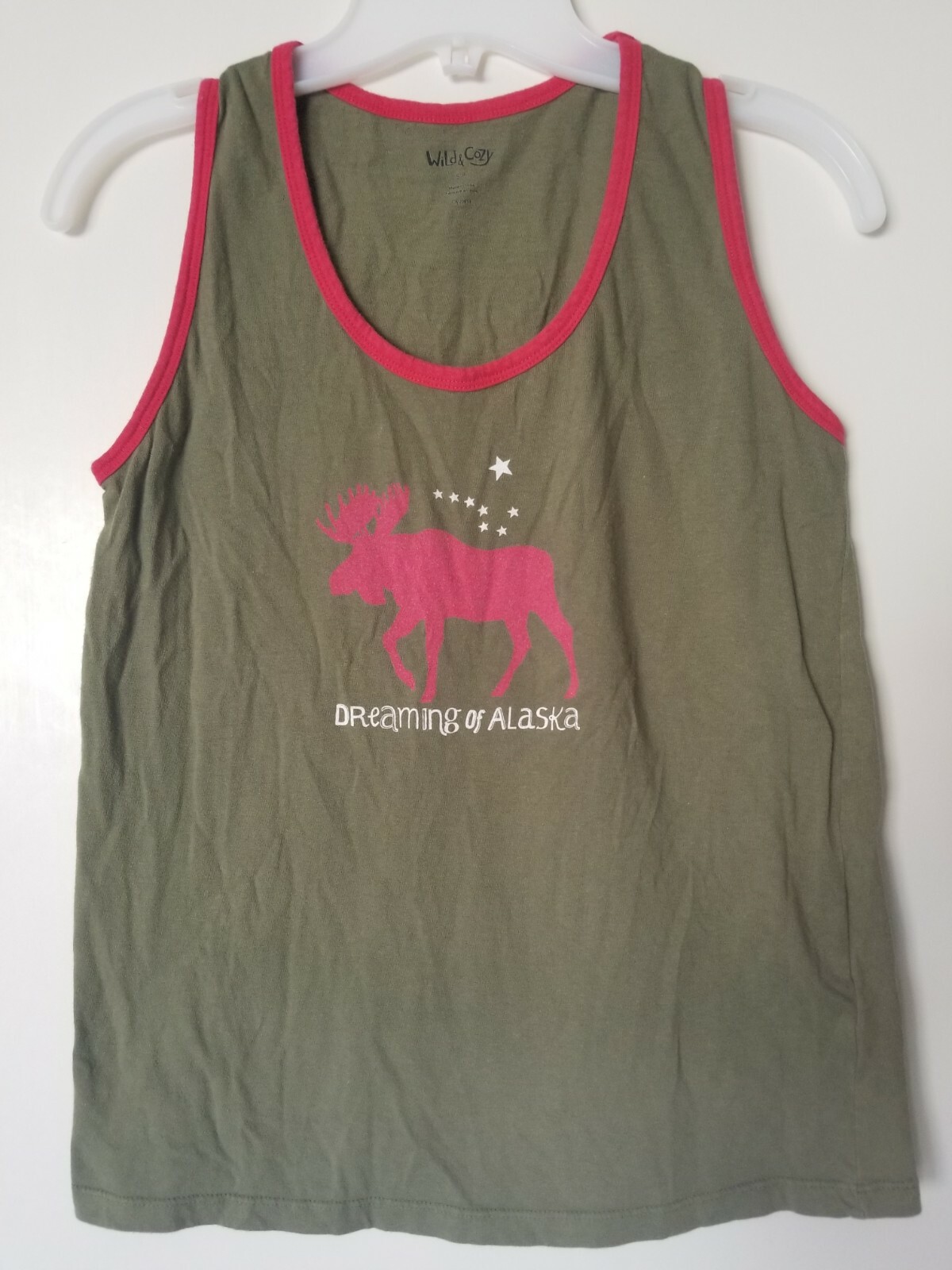 Wild & Cozy  Basic Solid Green Sleeveless Tank To… - image 1