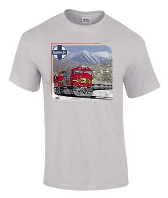 AT&SF (Santa Fe) SD70Ms at San Francisco Peaks Railroad T-Shirt [10028]