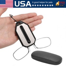 2024 Clip Nose Reading Glasses Portable Folding Presbyopic Glasses for Men Women