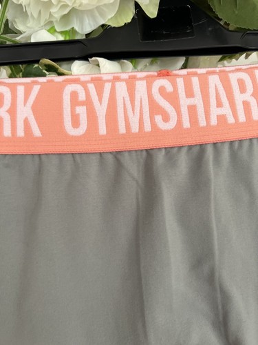 Gymshark Fit Seamless Leggings Size S Grey Pink Logo Waist Training Gym NEW OW66 - Picture 10 of 17