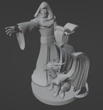 Half Elf Male Warlock 28mm Scale DND D D Tabletop Miniature