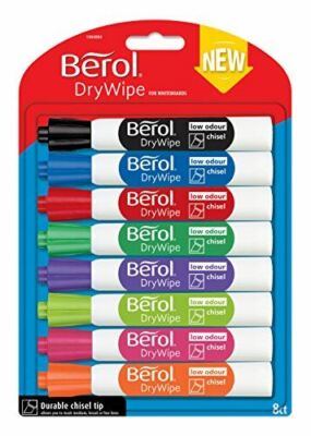Berol trocken abwischbare Keilspitze Whiteboardmarker trocken abwischbare Marker
