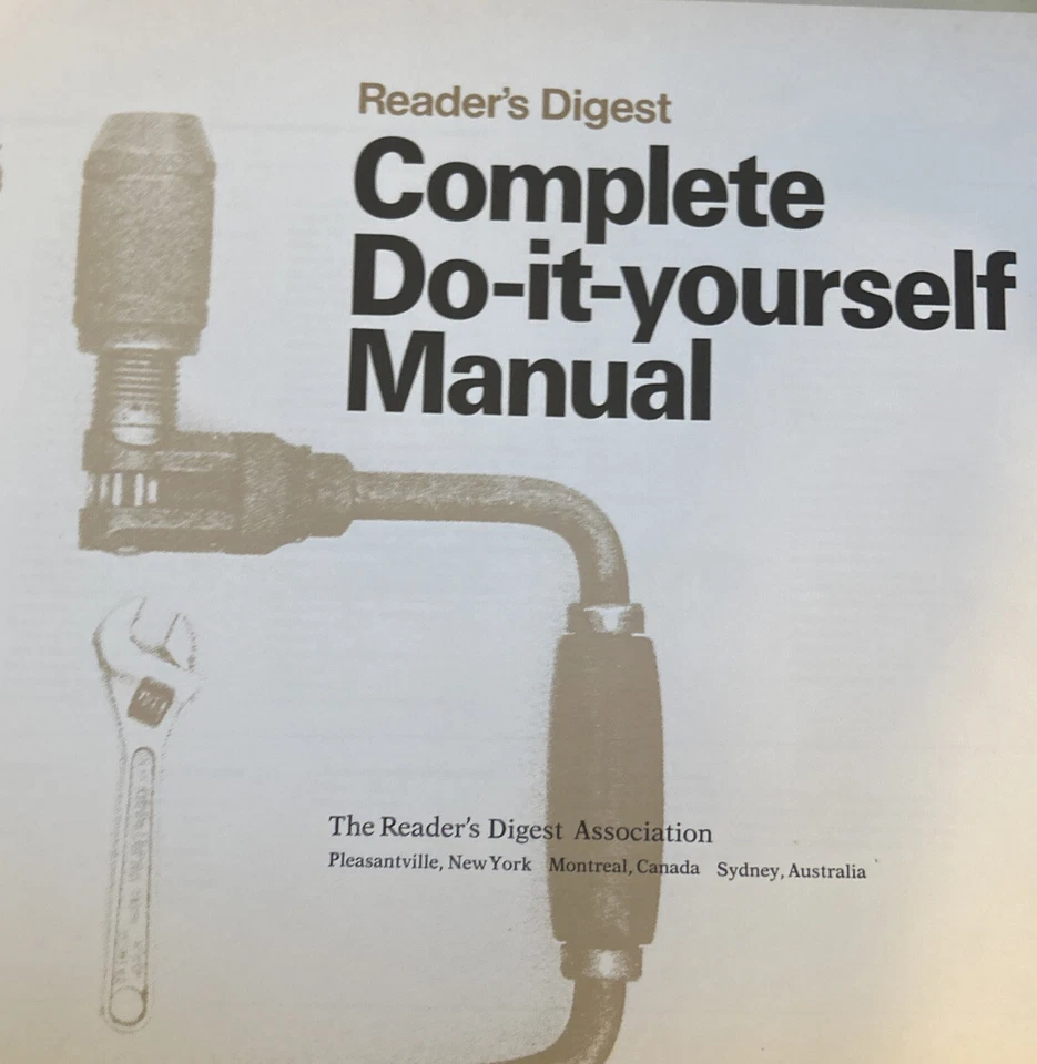 Reader’s Digest Complete Do It Yourself Manual Repairs Home Vtg 1973 Copy - Image 4 of 4