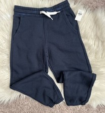Old Navy Jogger Sweatpants Boys Medium Blue Pockets Drawstring Cotton Blend