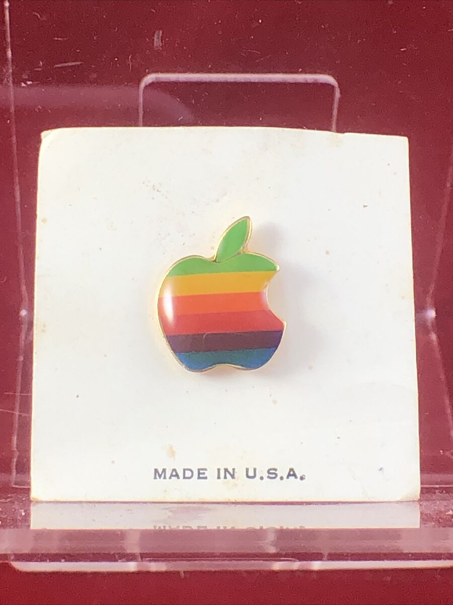 Vintage (1980's to '90s) Apple Computers Macintosh Logo Pin Vintage (1980's to '90s) Apple Computers Macintosh Logo Pin